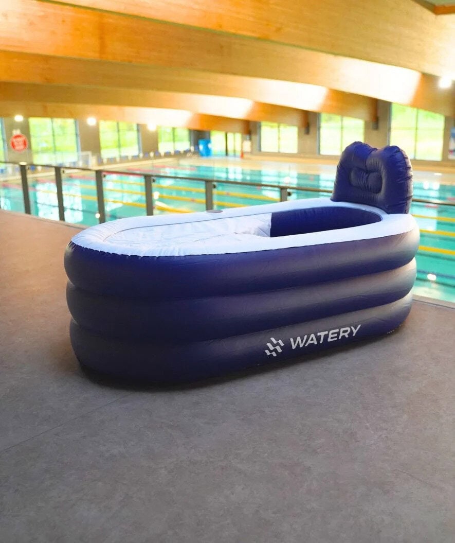 Watery Inflatable Bathtub - Seal Real in Blue